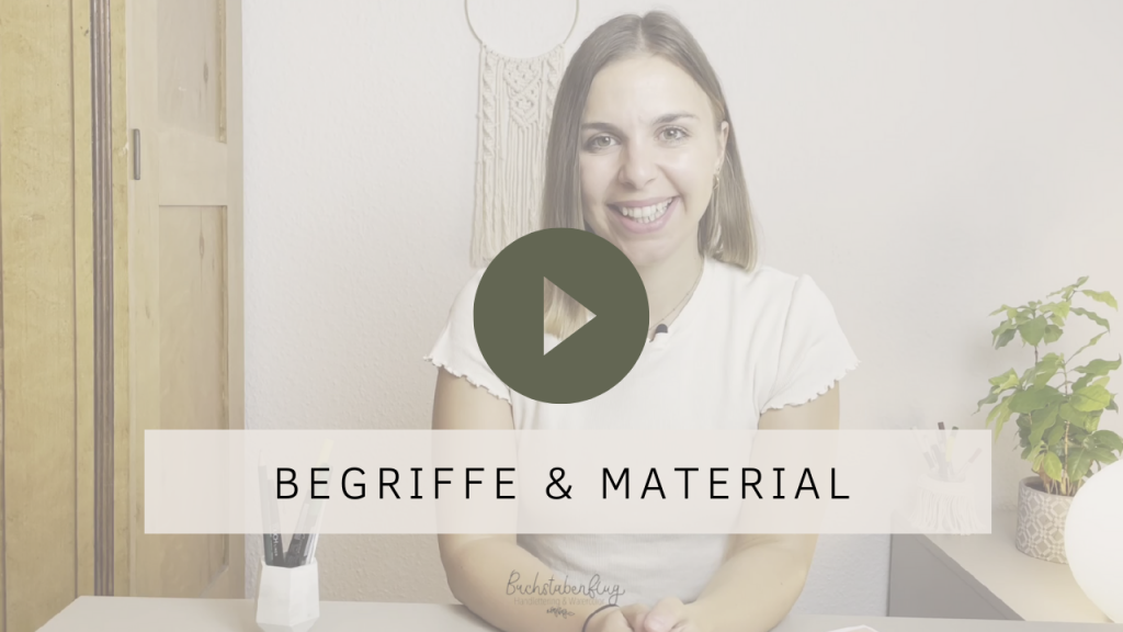 [Freebie] Handlettering Grundlagen – Videoreihe Teil I – Buchstabenflug